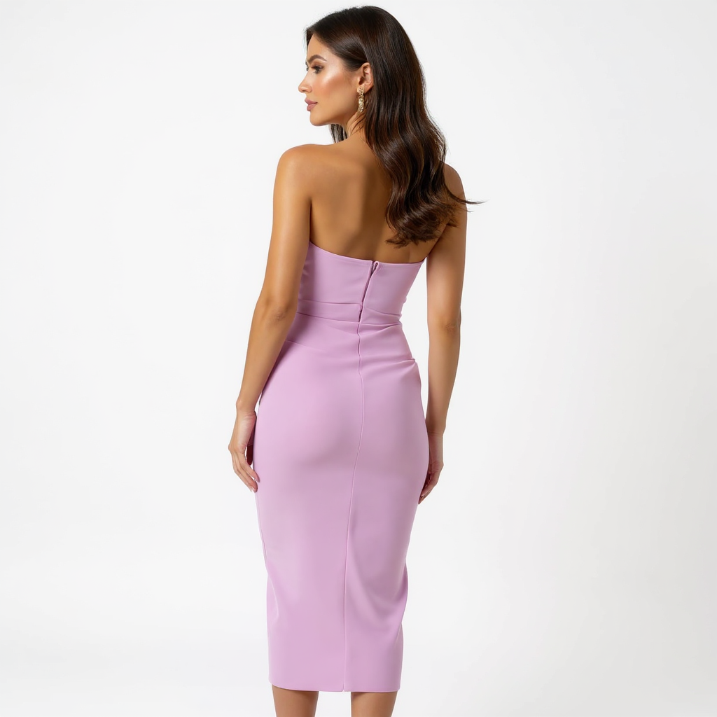 Sleeveless Square Neck Knit Maxi Summer Dress
