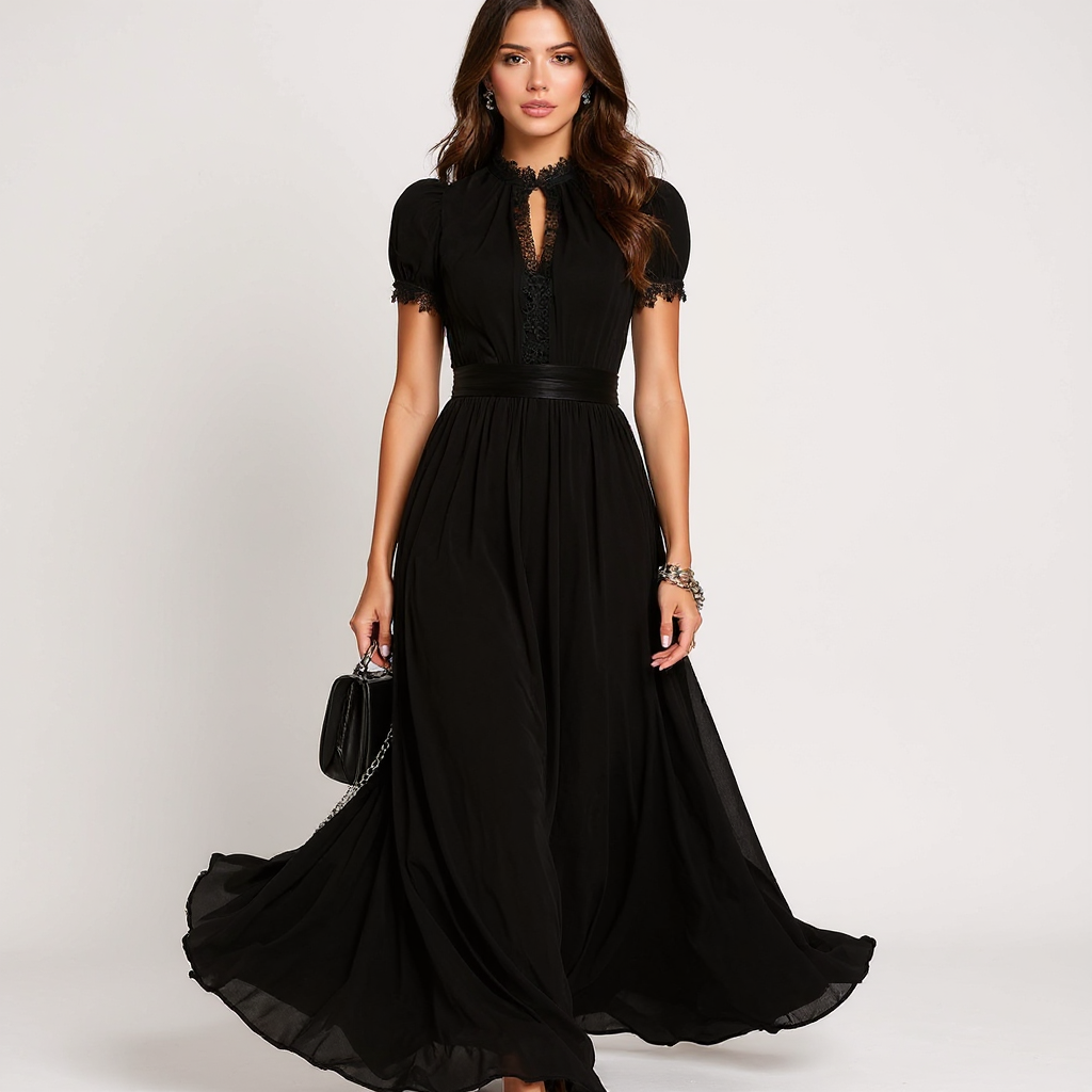 Sleeveless Openwork Knit Backless Midi Summer Dress