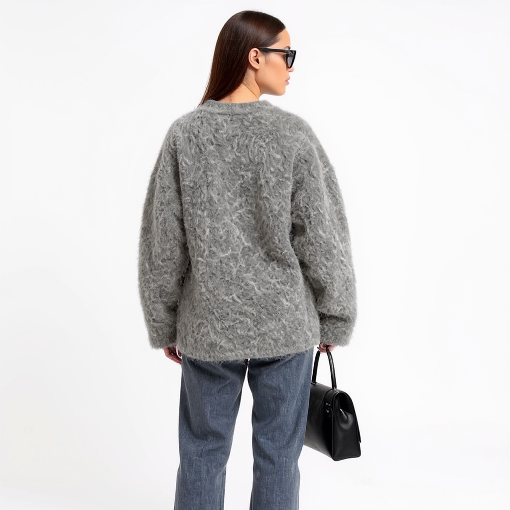 Natalia Women Long Sleeve Front Tie Knit Bolero Cardigan Top