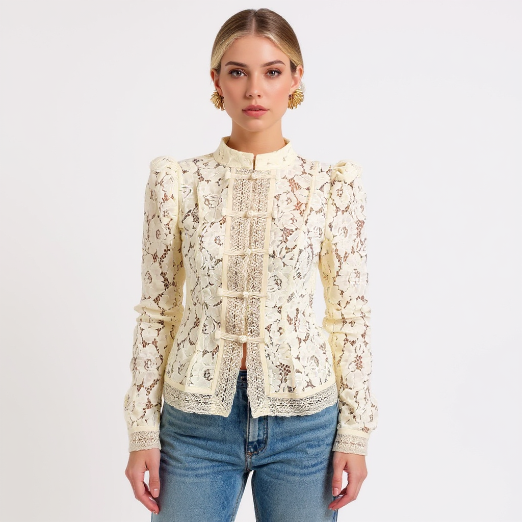 Rosalia Women Off-Shoulder Long Sleeve Knit Cardigan Top