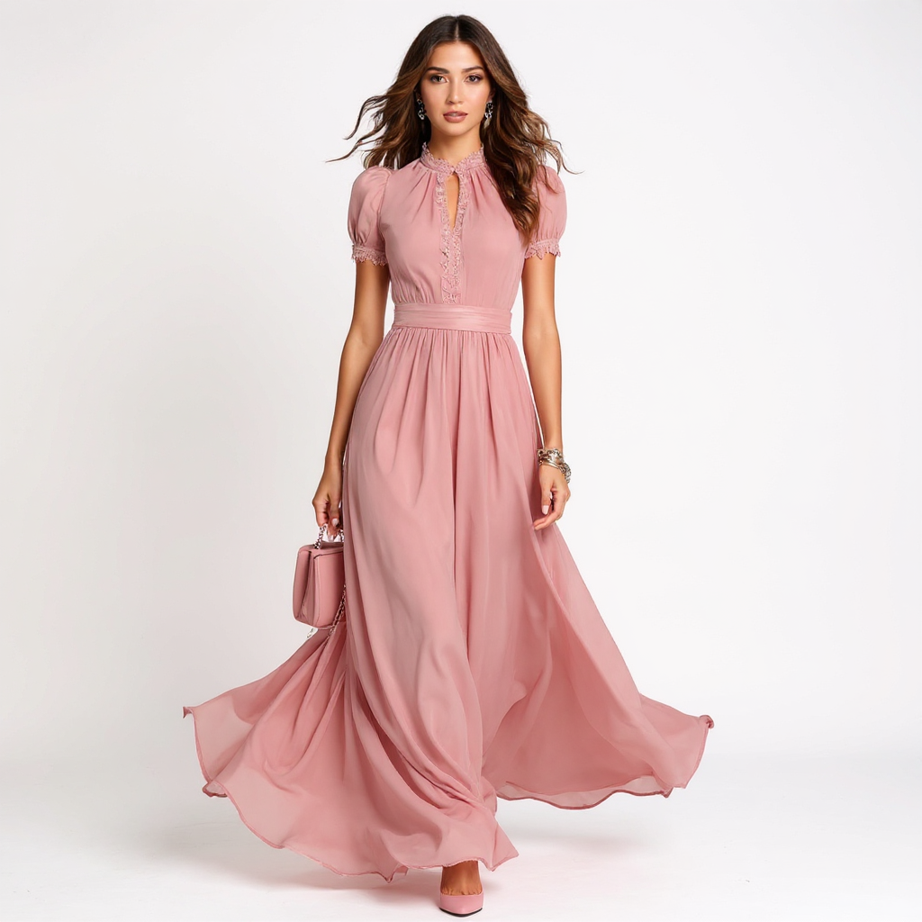 Sleeveless Openwork Knit Backless Midi Summer Dress