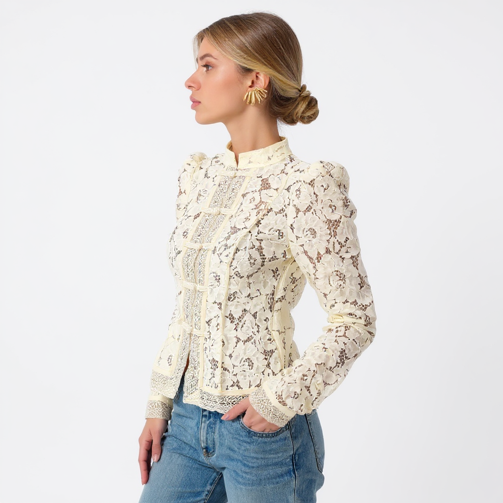 Rosalia Women Off-Shoulder Long Sleeve Knit Cardigan Top