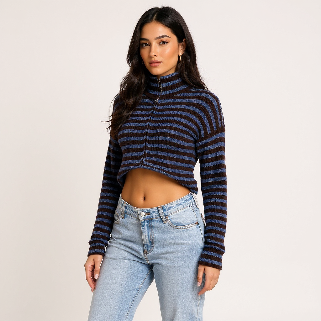 Paula Women Long Sleeve Button-Down Cable Knit Cardigan Top