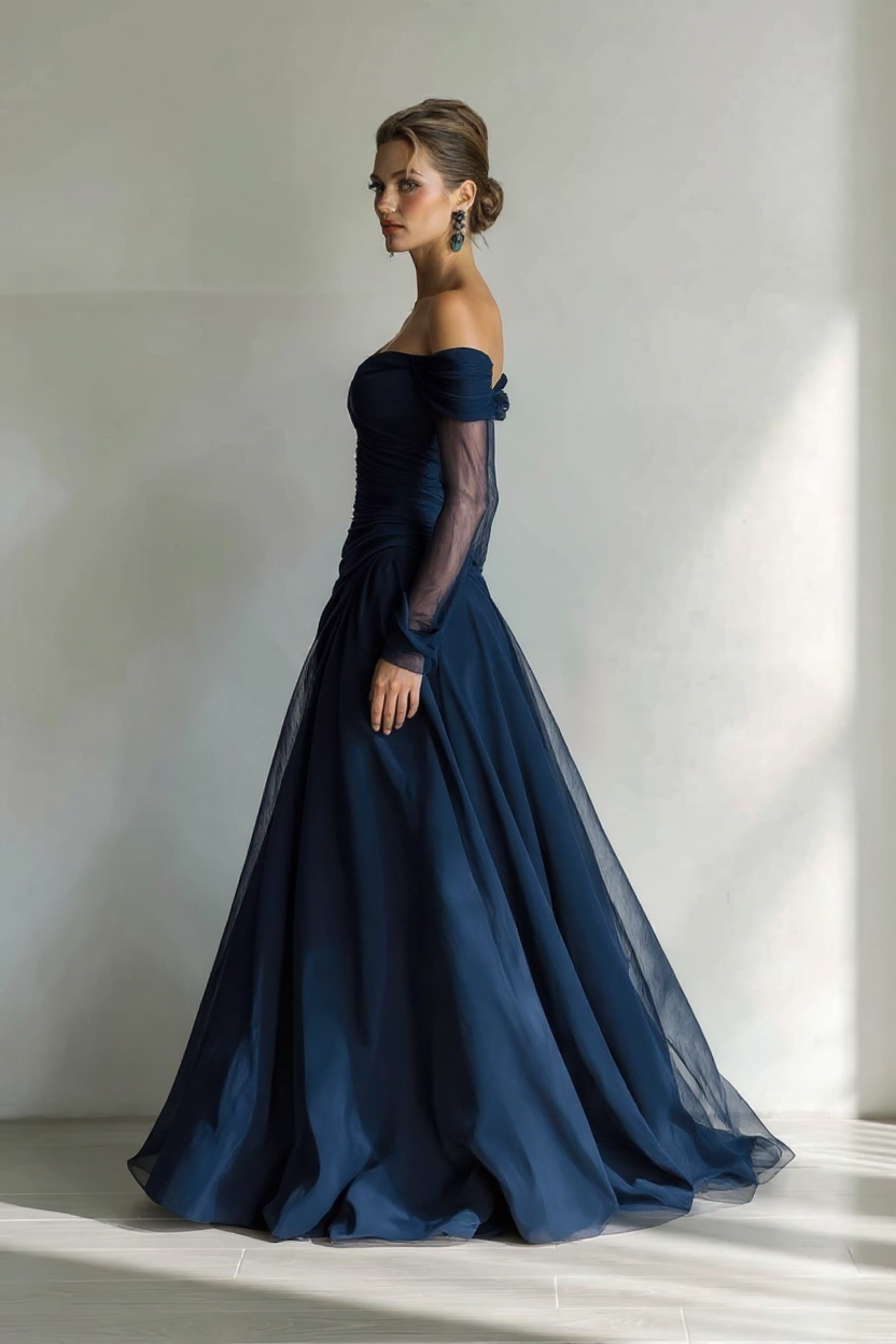 Cordelia Strapless Bustier Corset Tiered Lace Maxi Dress