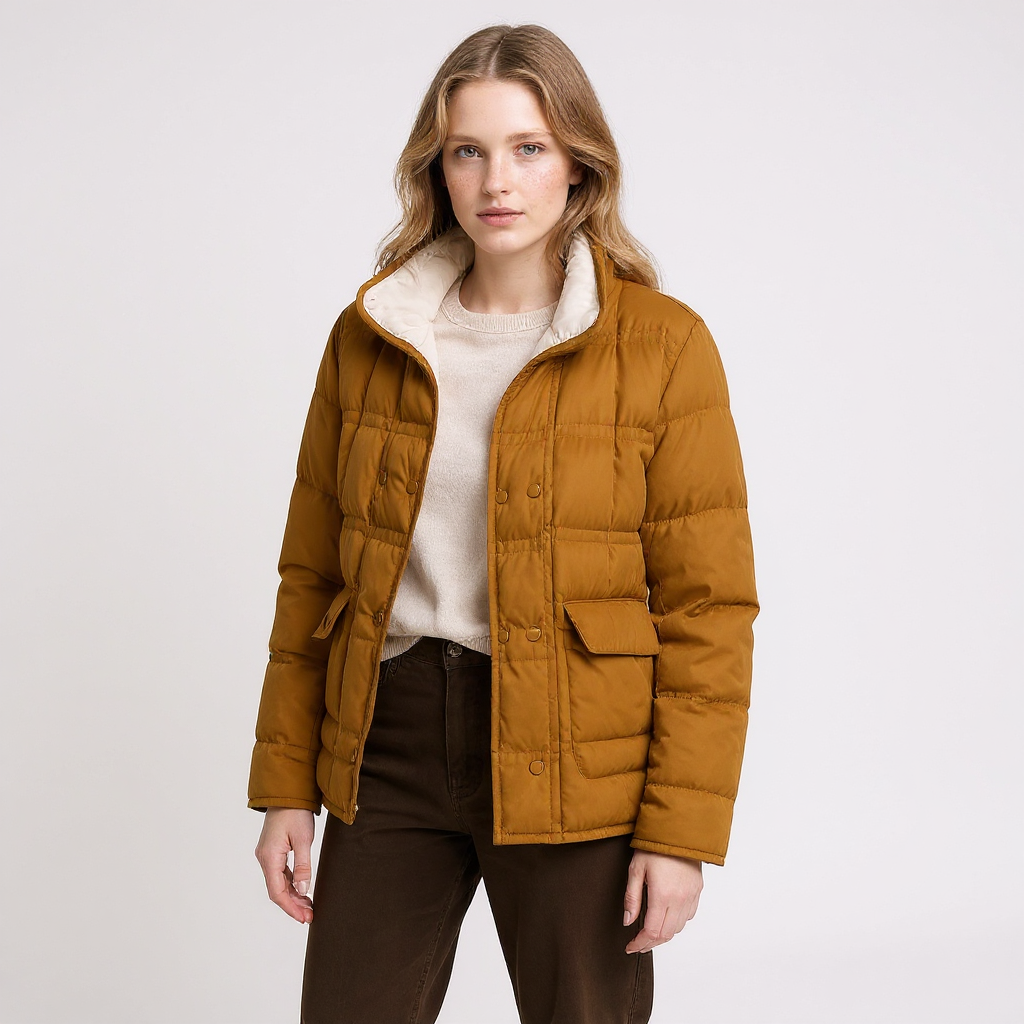 Gigi Women Reversible Lightweight Duck Down Quilted Jacket