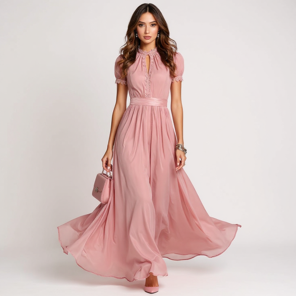 Sleeveless Openwork Knit Backless Midi Summer Dress