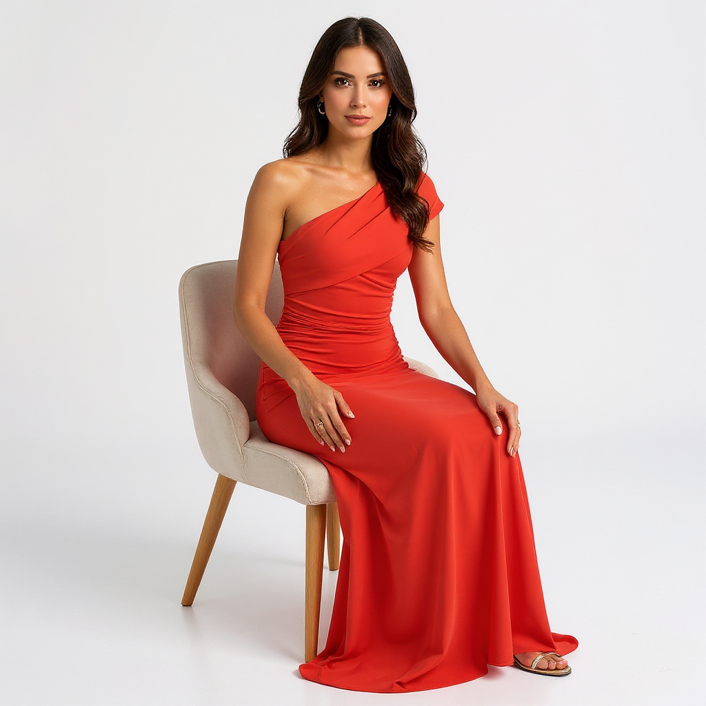 Halter Neck Cut-Out Backless Maxi Summer Dress